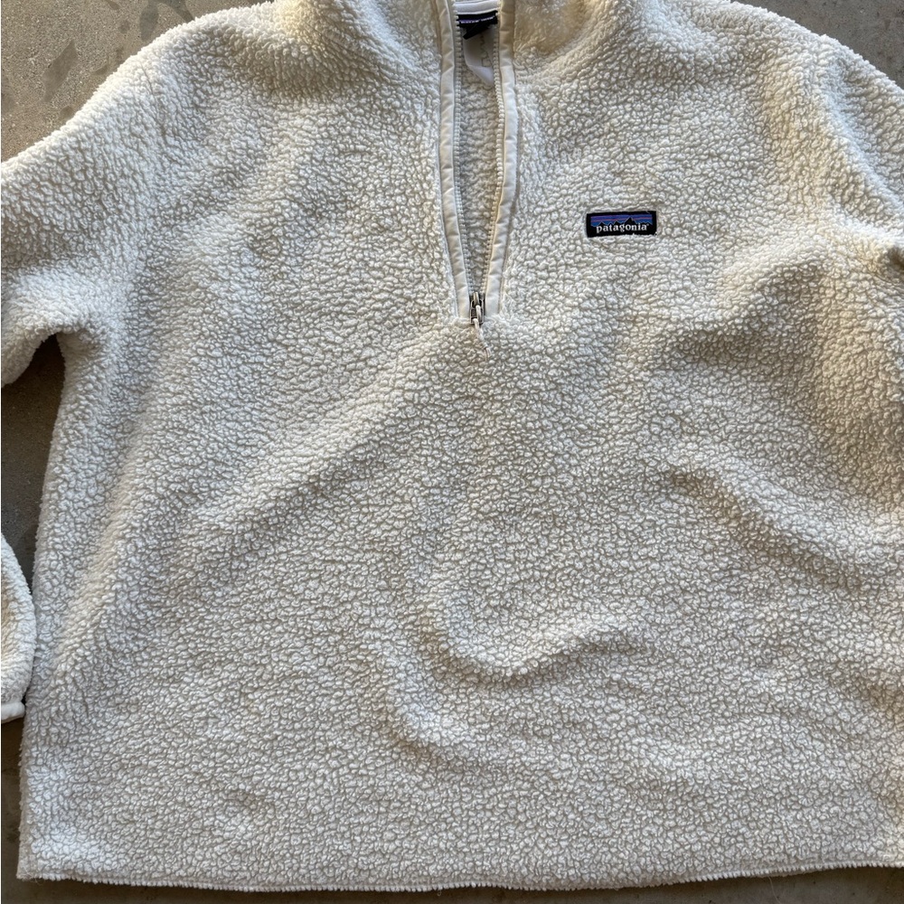 Patagonia Off-White Fleece Jacket - Picture 6 of 12